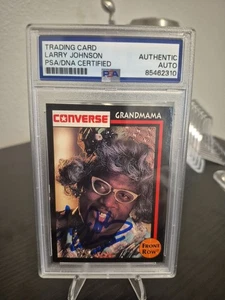 🔥🔥1993 Converse Larry Johnson Grandmama On Card Auto PSA Authentic G5 SSP - Picture 1 of 2