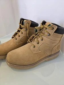 Mens Noah WRANGLER WORK WEAR Wheat /Tan Work Boots Size 12 Wide Nwb - Picture 1 of 19