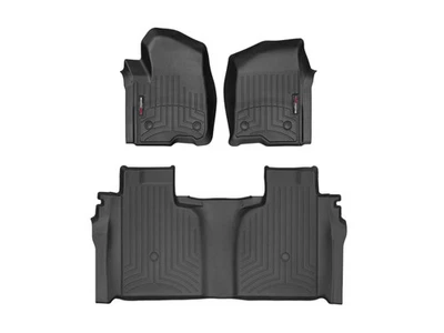 Forro de piso WeatherTech para Chevrolet Silverado 1500 2019-2025 - negro Foto 1 de 4