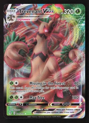 Trevenant VMAX Ultra Rare SWSH07: Evolving Skies 014/203 NM - Image 1 of 2