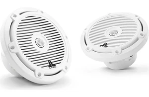 JL Audio M3-650X-C-GW 6-1/2" Marine Lautsprecher (glänzend weiß mit "klassischen" Gittern - Bild 1 von 3