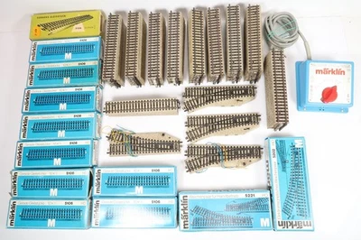 Märklin Track Material, Points, Rails, H0 Bundle for Model Railway 101 Pieces - Image 1 of 4