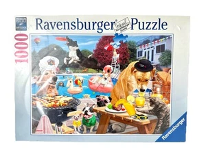 NIP Ravensburger Puzzle 1000 Pc, Dog Days of Summer - Sealed & New - Picture 1 of 6