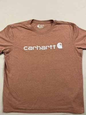 Camiseta Carhartt Para Hombre Calce Suelto Peso Ligero Manga Corta Logo Talla XL Foto 1 de 4