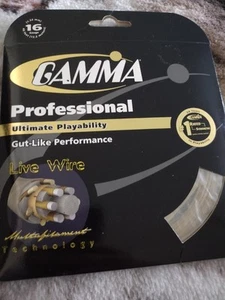 Gamma Live Wire Professional 16 G Multifilament Comfort Control Playability ga - Picture 1 of 2