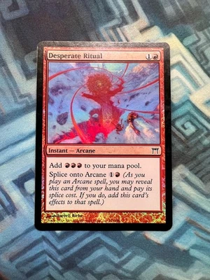 MTG Foil Desperate Ritual EX/LP- Champions of Kamigawa - Image 1 of 4