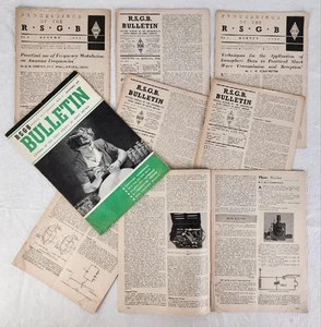Vintage 1947 &1948 Radio Society of Great Britain R.S.G.B. Bulletin / Magazines - Zdjęcie 1 z 5