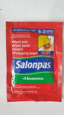 Cerotto Termico Salonpas HOT (5x2) Buono contro i Dolori Muscolari - Immagine 1 di 2