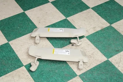 04-05 Yukon Tan Overhead Roof Pair Left Right Sunvisor Sun Visor Shade OEM WTY Foto 1 de 4