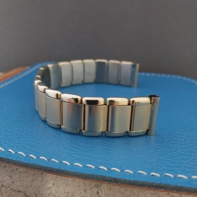 Винтажный 16 мм 15 мм 1950-х 14k золото RGP Kiefer Cadman классический эластичной ремешок для часов - Изображение 1 из 4