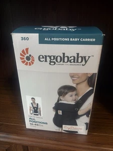 Ergobaby Omni 360 Cool Air Mesh Babytrage (12lbs - 45lbs) Pure Black - Bild 1 von 6