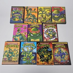 Teenage Mutant Ninja Turtles TMNT DVDs Vol. 1 2 3 4 6 & Seasons 4 6 7 8 9 10 Lot - Picture 1 of 9