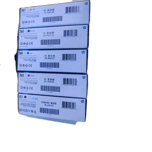 *2023* GENUINE HP 761 400ml Multi Color Cartridge DesignJet T7100 T7200 Set 5 - Picture 1 of 2