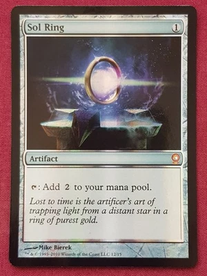 Magic The Gathering FROM THE VAULT RELICS FOIL SOL RING artifact card MTG FTV - Image 1 of 2