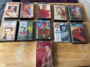 Large Jim Reeves Cassette Tape Bundle - 11 Cassettes - Picture 1 of 9