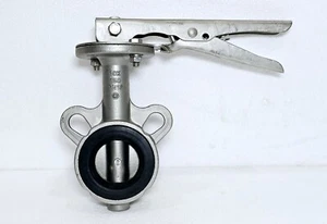 STONETOWN 10K 150 PN16 BUTTERFLY VALVE 2" DUCTILE IRON BODY 50A CF8 - Picture 1 of 11