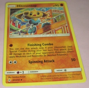 Hitmontop 101/214 (Pokemon Card, Unbroken Bonds, 2019, Fighting, Uncommon) - Picture 1 of 2