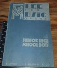 Vintage Organ Music, Junior High School Boys, Glee, 1941, Book(Bx02) Used