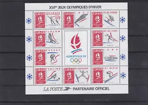FRANCE 1992 JEUX OLYMPIQUE HIVER ALBERTVILLE BF NEUF ** YT 14 - Imagen 1 de 1