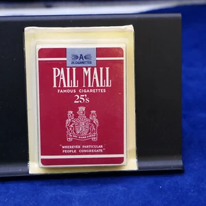 Vintage Pall Mall Famous Cigarettes 25's Bicycle U.S. Playing Card Company Cards - Picture 1 of 5