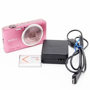 SONY Cyber shot DSC-WX30 Pink Digital Camera 16.2MP 5.0x Optical Zoom Japanese - Picture 1 of 7