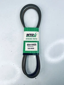 Cinturón de cubierta MTD Cub Cadet 954-0435 754-0435 fabricante de equipos originales - Imagen 1 de 4