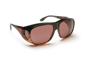 Eschenbach Solar Shields Sun Glasses Large Plum Filter FitOvers, UV Protection - Picture 1 of 2
