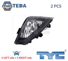2x TYC FOG LIGHT LAMP PAIR 19-15040-01-2 I FOR SEAT IBIZA V