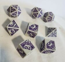 Drow Dice 2012 Gen Con Promo Wizards of the Coast Forgotten Realms Polyhedral