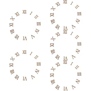 5 Pieces Roman Numerals Card Clock Numeraklsfor Making Wall Only Numbers - Zdjęcie 1 z 12