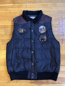 Winchester The American Legend Patch Puffer Vest Men’s XL Black Quilted - Picture 1 of 15