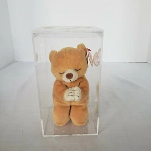 TY Original 1998 Beanie Baby HOPE betender Bär auf Knien in Vitrine - Bild 1 von 12