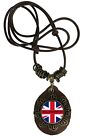 Wolverhampton On The Union Jack Expandable Eva Pendant Necklace + Gift Bag