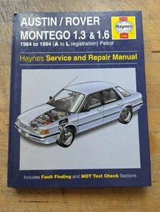 Austin Rover Montego 1.3 & 1.6 (1984-1994) Haynes Workshop Manual - Picture 1 of 7
