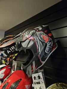 Airoh Wraap Cyber Red Matt Off-Road Motorcycle Motocross Quad ATV MX Helmet - Picture 1 of 2