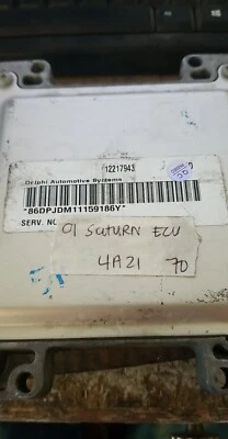 12217943 Oldsmobile Alero 2001 ecm ecu computer TESTED - Image 1 of 4