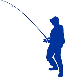 Angler Auto Aufkleber A-005 Sticker Angeln Angelsport Fisch fischen - Bild 1 von 16