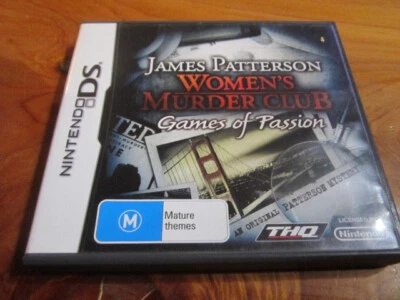 NINTENDO DS GAME WOMEN'S MURDER CLUB GAMES OF PASSION 2009  *** GREAT *** - Image 1 of 3