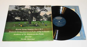 Sonatas de cuerda Rossini - Donizetti / Marriner - Argo ZRG 603 - estéreo ovalado ED1 - Imagen 1 de 10
