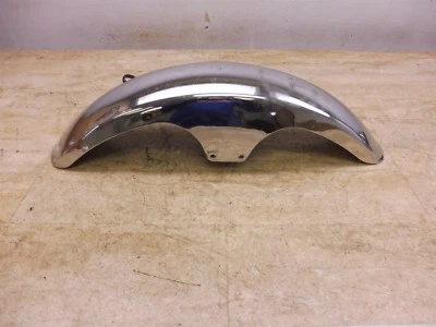 1981 Honda CB650C CB650 Custom H1592> chrome front fender - Image 1 of 4