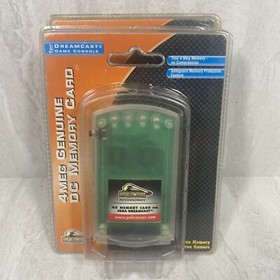 Vintage Pelican Dreamcast 4 Meg DC Memory Card Clear PL-515