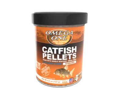 Omega One Catfish Sinking Pellet w/Shrimp Fish Food - Image 1 of 2