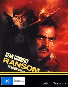 RANSOM (1974) New Blu-Ray Slipcover Case SEAN CONNERY *** - Picture 1 of 2