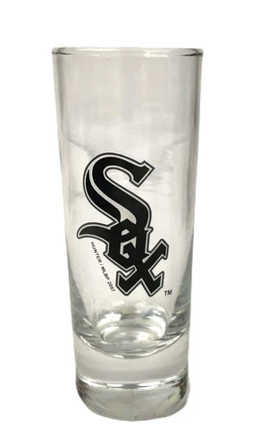 Chicago White Sox Tall Clear Major League Collector Shot Glass Cover