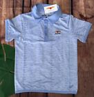 Turtles And Tees Boy's Performance Polo Shirt-Peri BALTUSROL Size S 5/6 MSRP $45