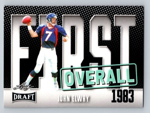 2023 Leaf Draft Football #4 John Elway Denver Broncos