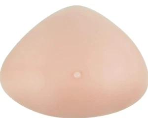 One Piece Classic Sleep Durable Triangle Silicone Breast Forms Fake Boobs D+ Pad - Picture 1 of 6