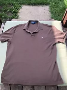 Polo Ralph Lauren Men's Med Brown Soft Shirt - Picture 1 of 3