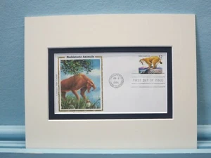 Animali preistorici - e il primo giorno copertina del timbro gatto dai denti a sciabola - Foto 1 di 1