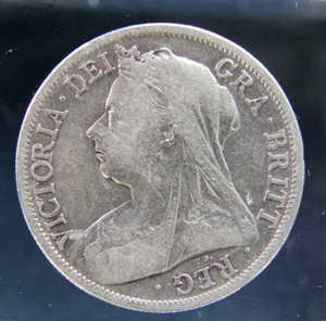 Great Britain, Half Crown 1894 silver coin(0.925) - Picture 1 of 2